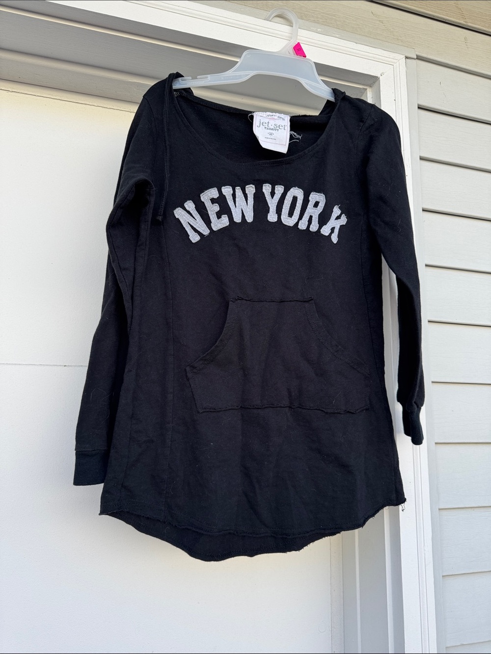 Jet·Set Black "New York" Pullover Hoodie